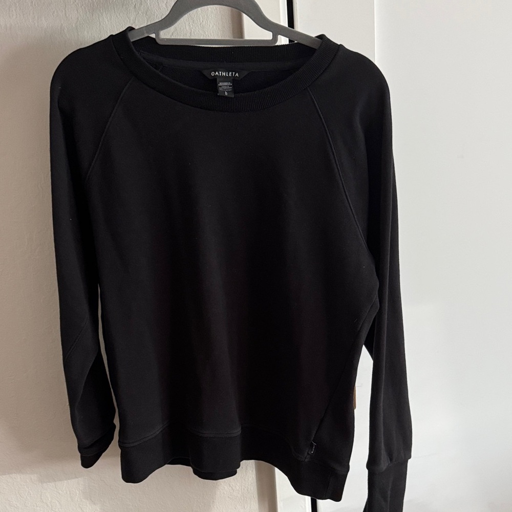 Athleta Black Crew Neck Sweater